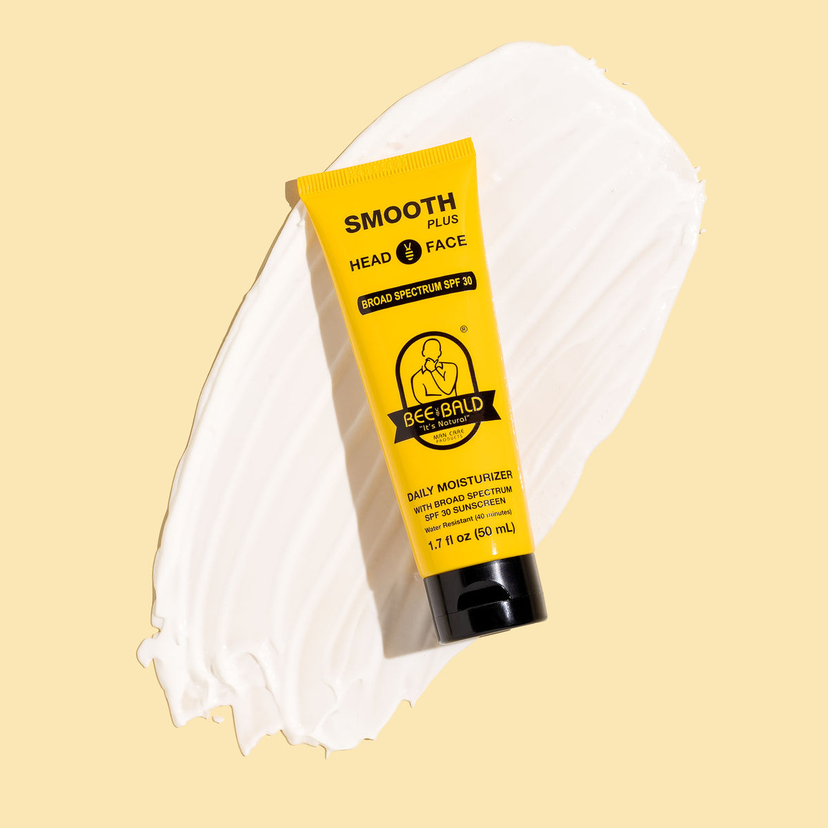 Smooth Plus Powder SMOOTH PLUS with SPF 30 Daily Moisturizer - Bee Bald