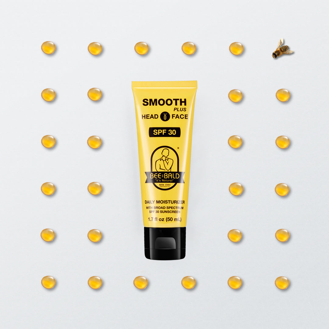 Smooth Plus Powder SMOOTH PLUS with SPF 30 Daily Moisturizer - Bee Bald